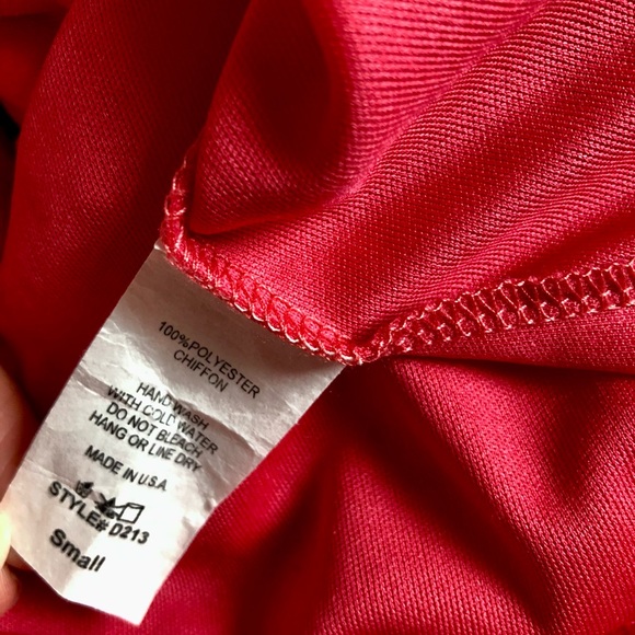 Iris Design Chiffon Ruffle Dress - Picture 6 of 6